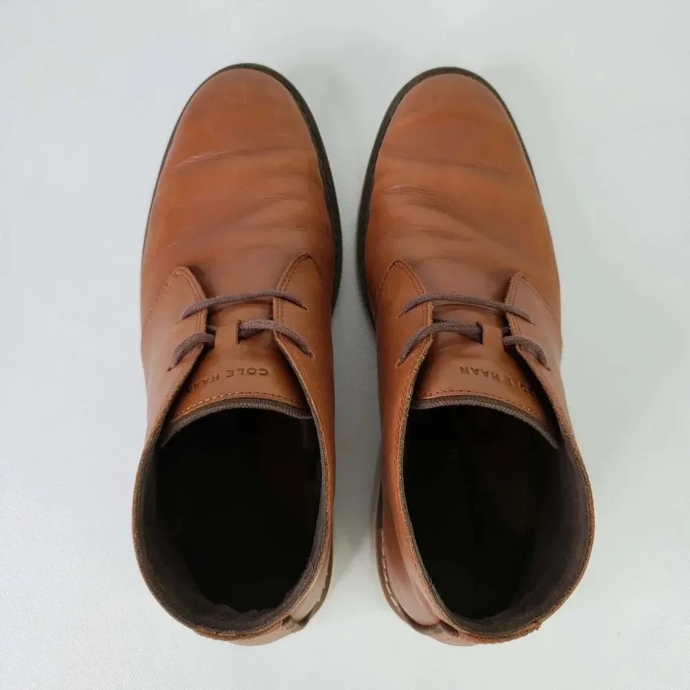 Cole Haan Grand 360 Go To Chukka Boots Men's Size 8.5 M Leather Brown
